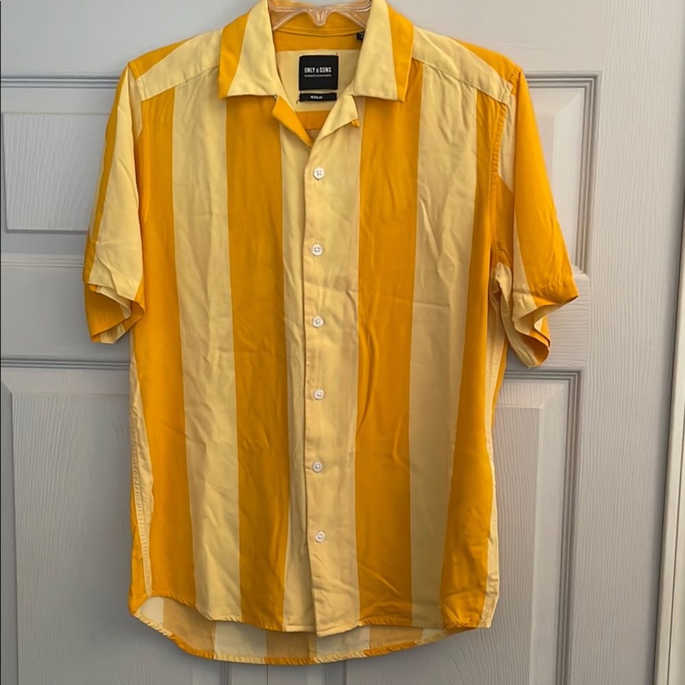 Only and Sons Button Down Shirt with Collar ASOS / Summer Festival Shirt